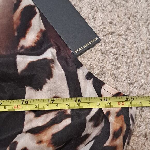 NWT KOBI HALPERIN 100% silk long large dress, $498.00 - Picture 6 of 8